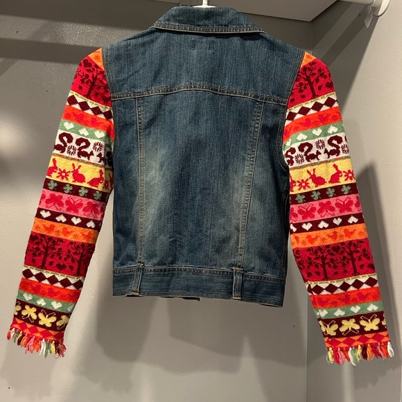 Children’s Place Jean Sweater Sleeve Jacket - Picture 2 of 12